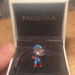 Pandora Captain America Charm