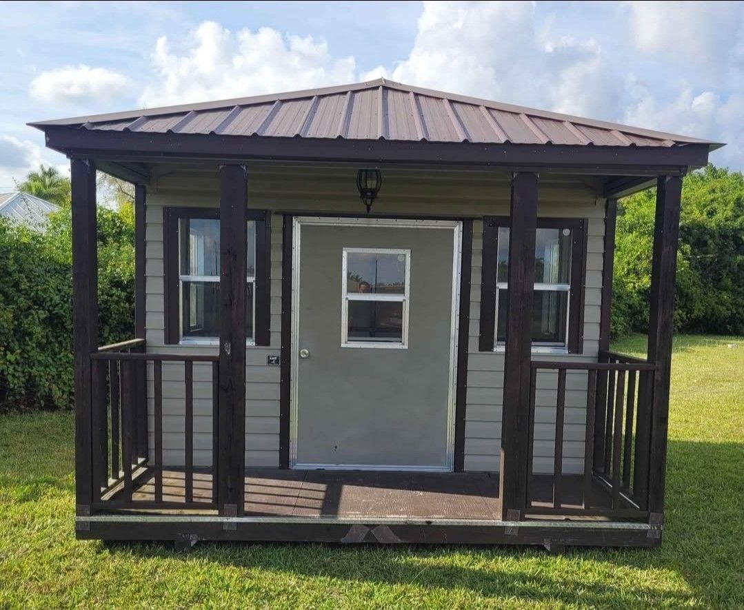 shed casita 12x16 insulated roof