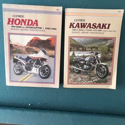 Vintage Kawasaki Honda mechanic book 70s  80s