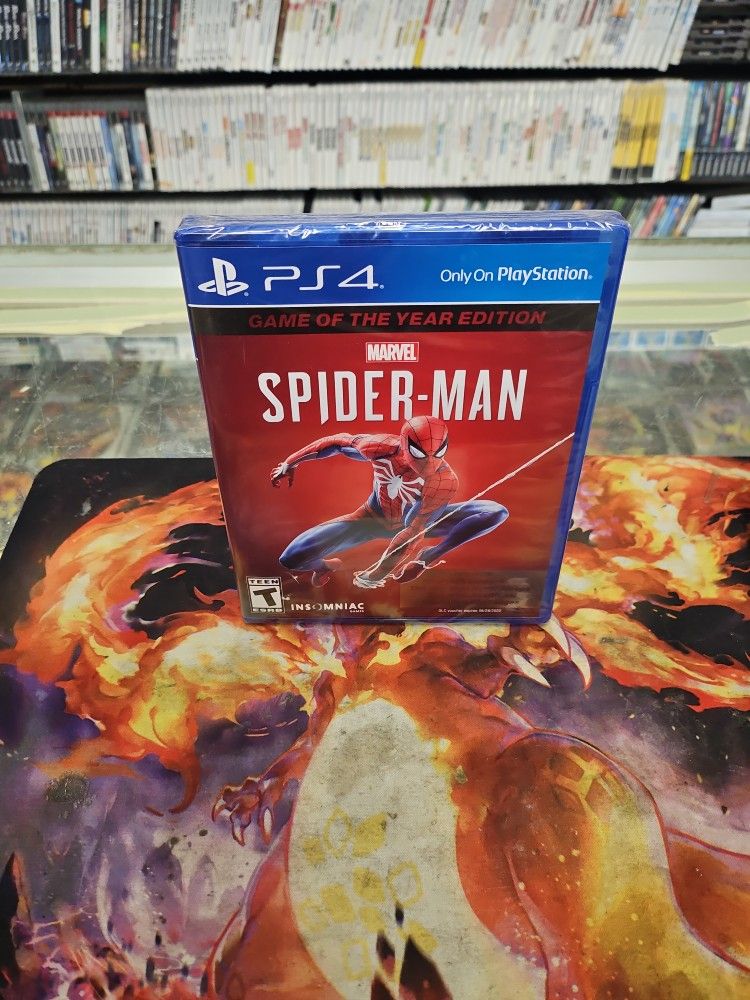Spider Man Marvel Game of The Year Edition Sony PlayStation 4 PS4 New Sealed