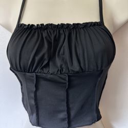 Elegant Black Women's Top