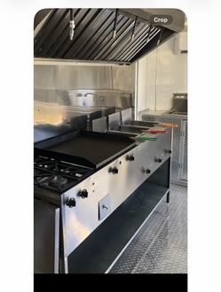 Commercial Flat Top Griddle with Burners fryers