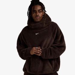 Size L/Large - Nike x NOCTA Chalet Polar Men’s Top Hoodie Brown
