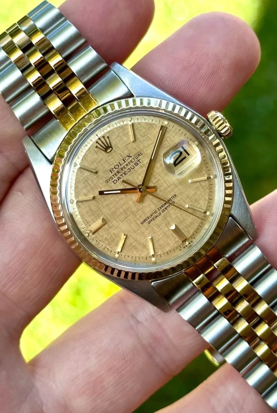 Original Rolex-1982- Lint Face