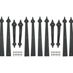 2 Sets Of Decorative Garage Spade Handles Brand New