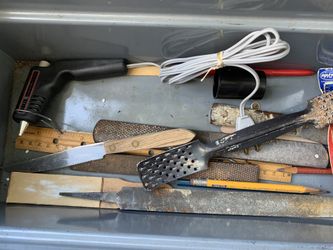 Small craftsman toolbox with contents