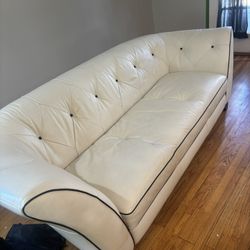 Real Italian Leather Couch