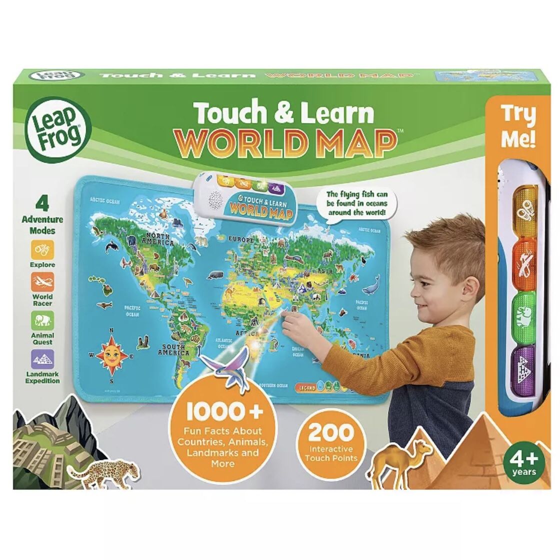 Brand New Touch & Learn World Map - Leapfrog