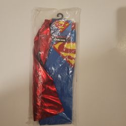Bioworld DC Comics Superman Knee High Socks with Cape One Size NEW Adult