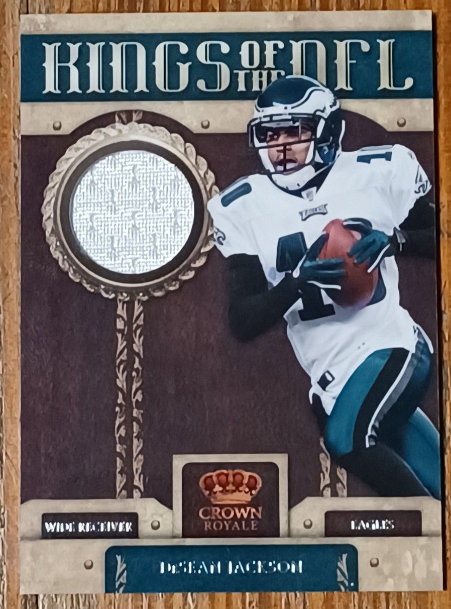 DeSean Jackson 2011 Crown Royale 24/299 Philadelphia Eagles Jersey Patch