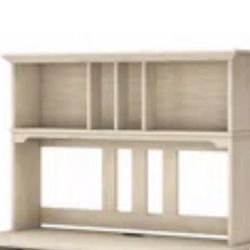 FREE Hutch, Antique White, 47”