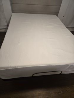 Mattress bed frame and electric base
