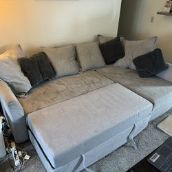 Large 100 Inch Sleeper Sofa With storage