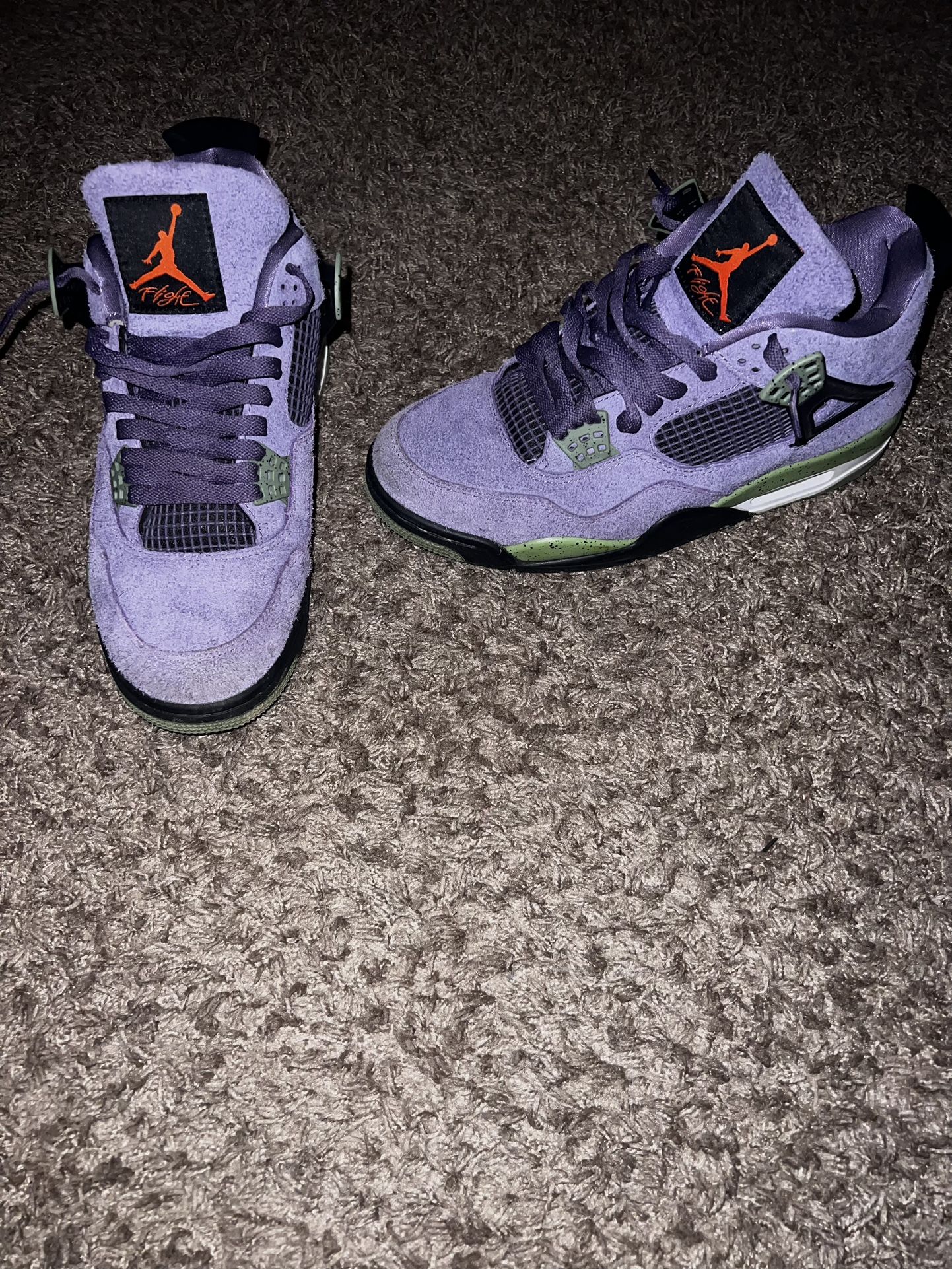 Canyon Purple Jordan 4 (Size 10)