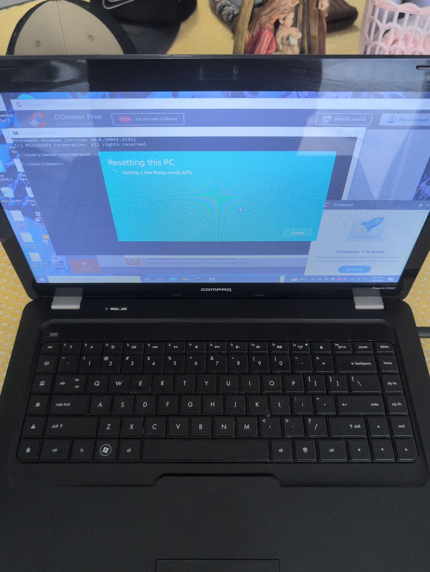 Compaq Presario CQ62