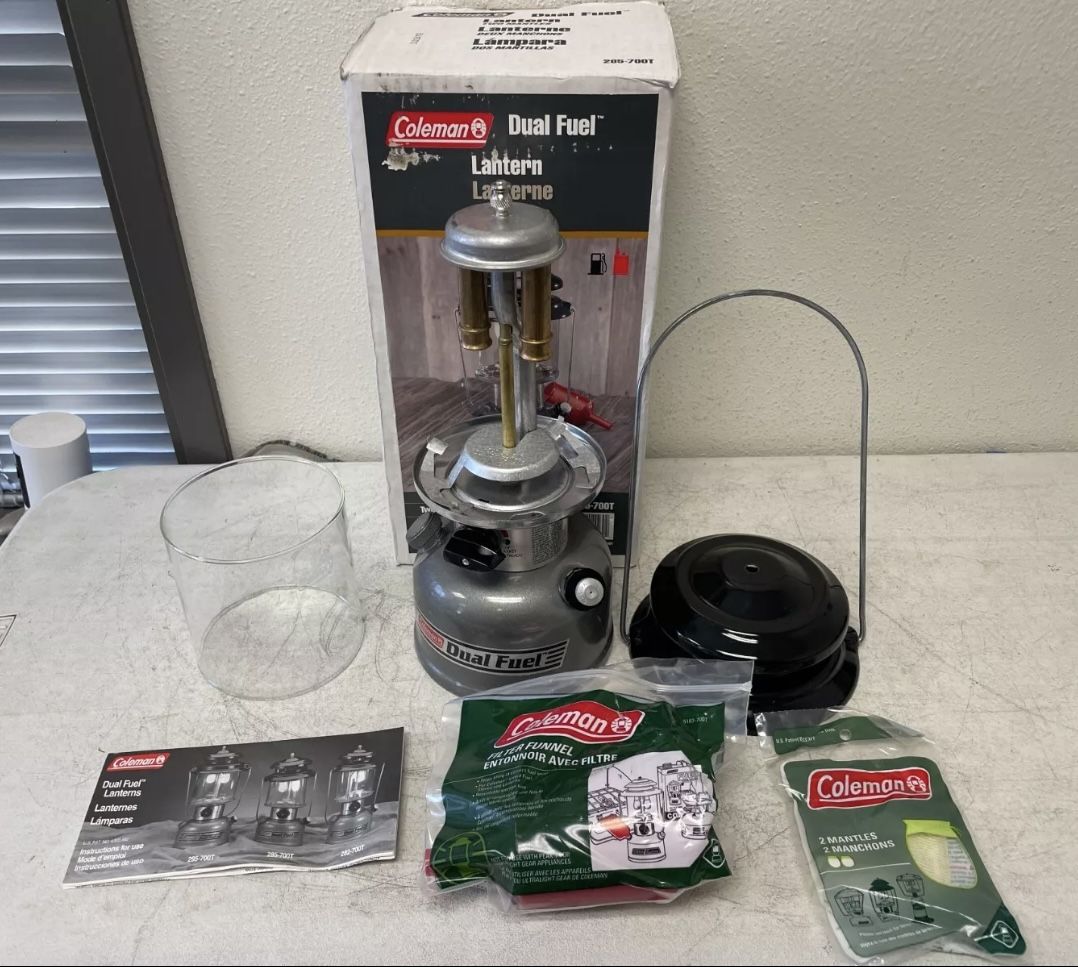 Coleman 2010 Dual Fuel Lantern 285-700T in original box Unfired W/ BOX