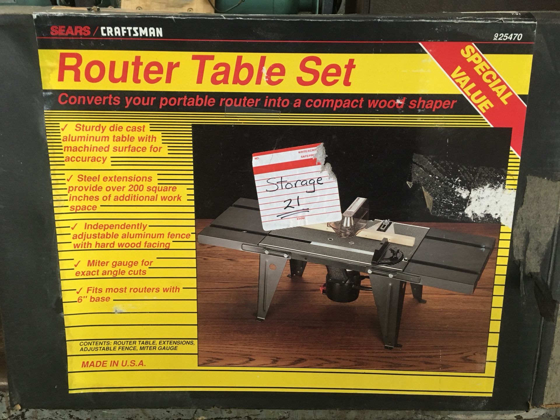 Router Table Set