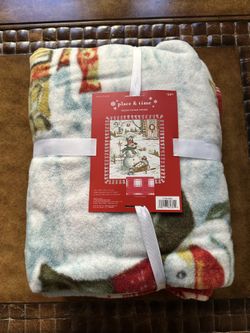 Place & Time Holiday Throw Blanket