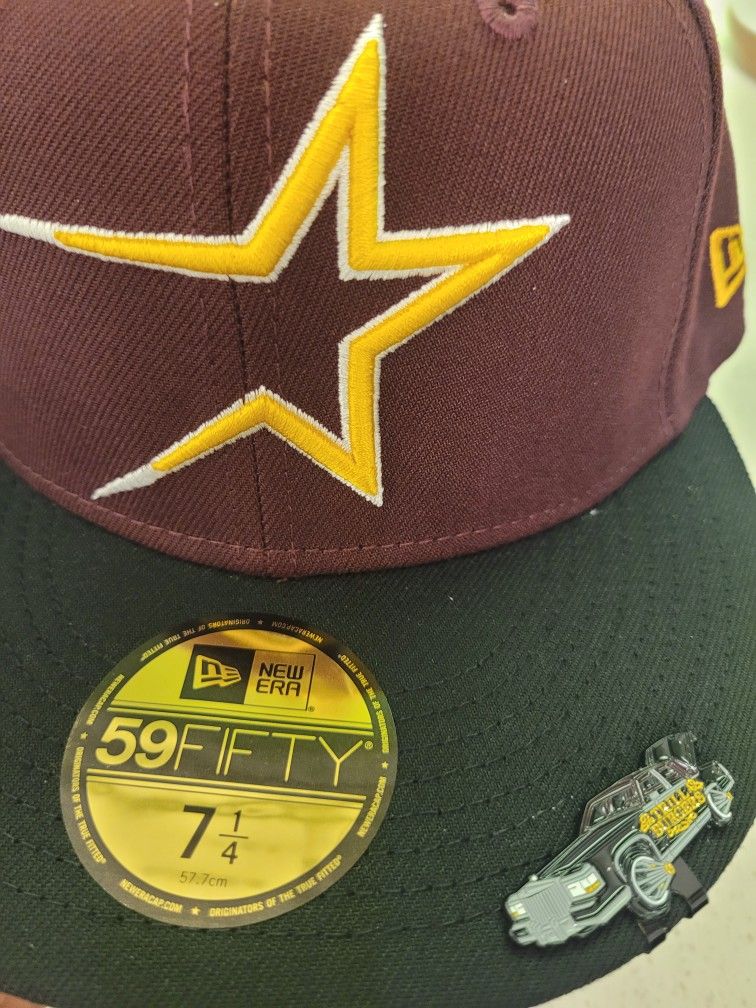 Houston Astros x Trill Burgers New Era Proper Hat 7 1/4 New