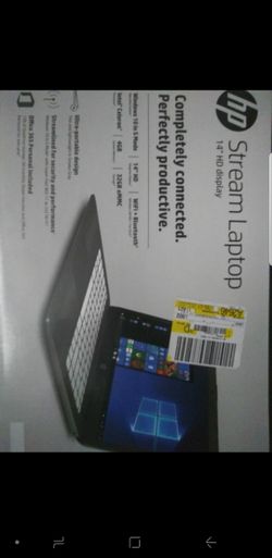 HP laptop, computer. almost new, screen issue