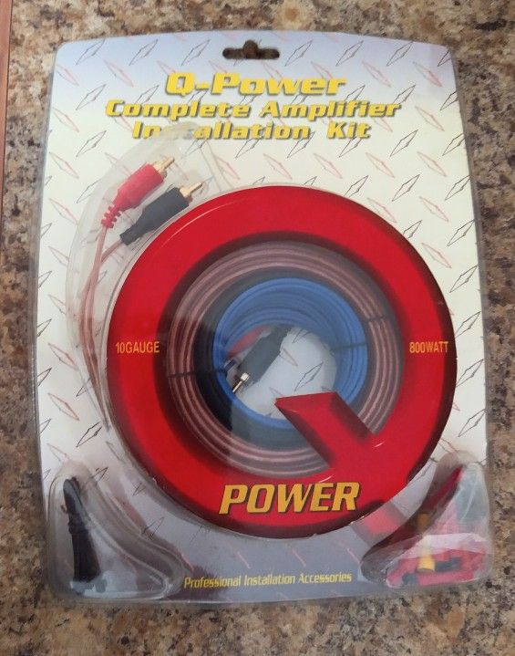 10g-800W Amp Wiring Kit (QPower)