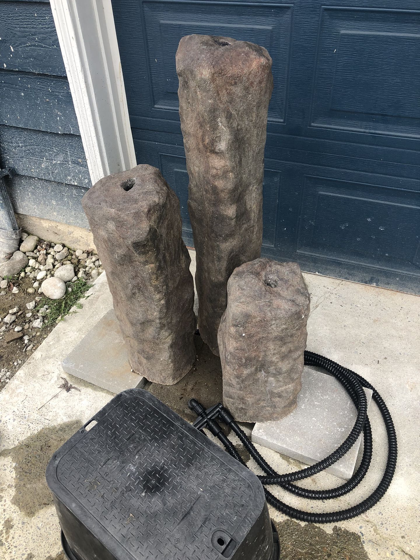 Triple Rock Fountain Kit 37in high