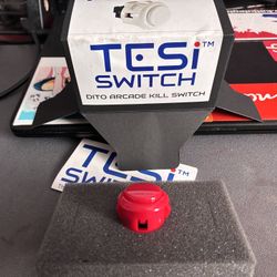 Tesi Red 24mm Arcade Button Style Killswitch