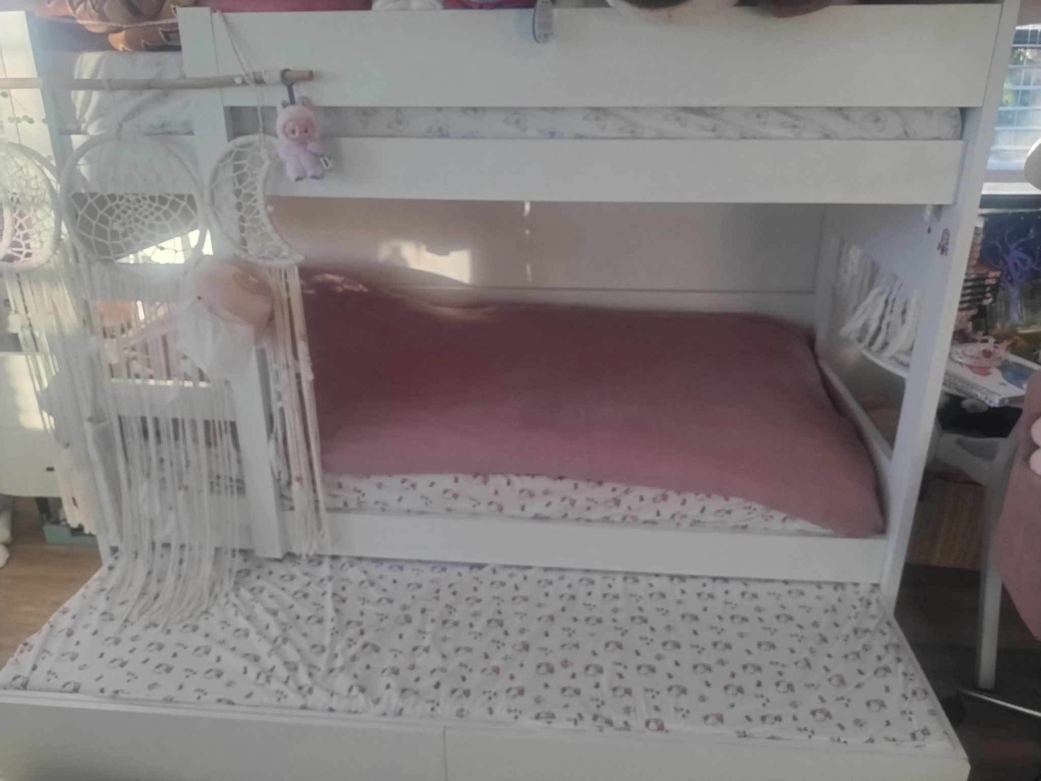 Custom Children’s Bunk bed withTrundle and Storage drawer