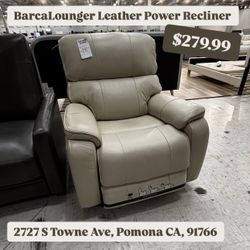 BarcaLounger Leather Power Recliner