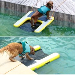 Inflatable Dog Boat/dock Ramp. 