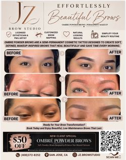 Semi-permanent eyebrows