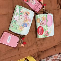 Strawberry Short Cake Hot air Ballon Ride Mini Zip Wallet