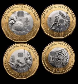 Moneda conmemorativa del mundial 2026