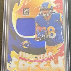 2025 Donruss Optic Terrance Ferguson Rookie First Year Fresh Blue Hyper Patch