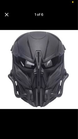 Black Tactical Full Face Mask