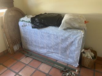 Twin Bed With Frame & Headboard