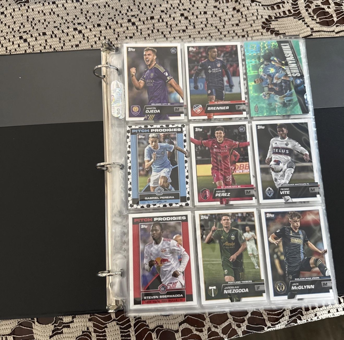 Mls Next Soccer Binder Collection. 108 cards maybe more.
