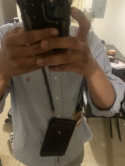 Dark Brown Crossbody Bag & wallet