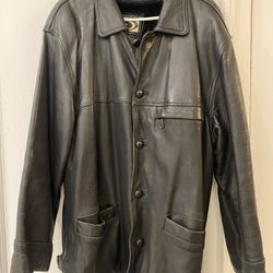 Men’s Genuine Leather Coat