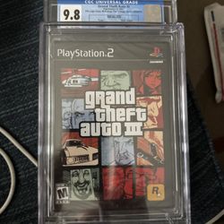 Grand Theft Auto 3 Sealed PS2 Graded CGC 9.8 A++ Seal - GTA III
