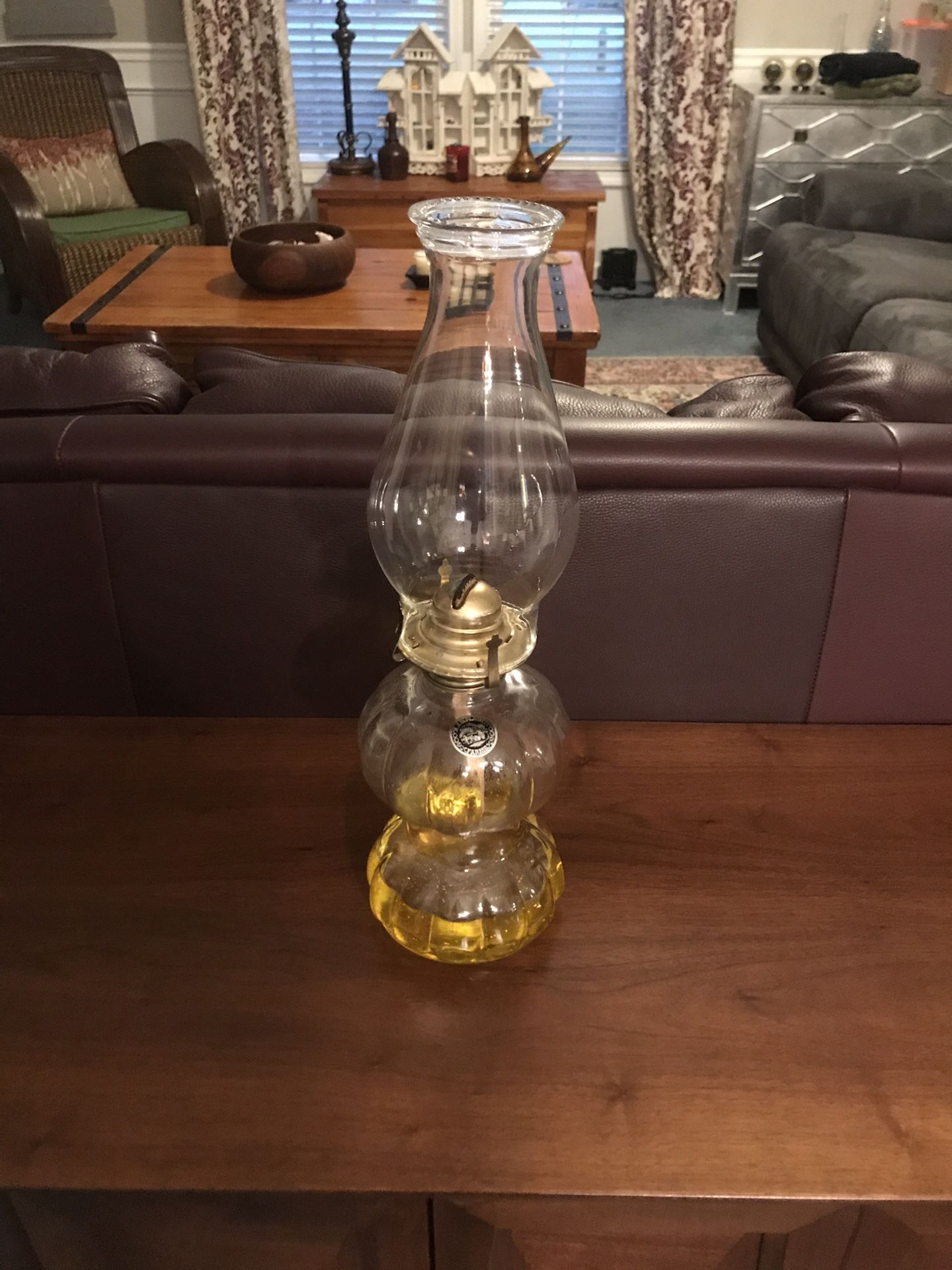 Vintage oil lamp