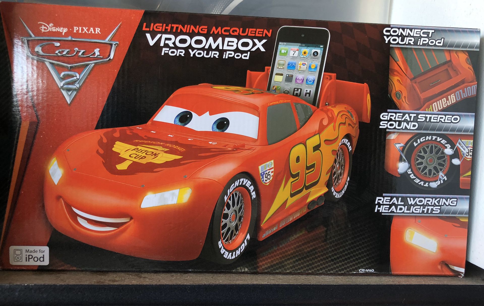 Lightning McQueen vroombox for your iPod