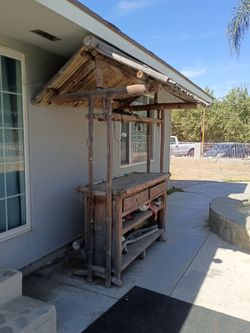 Pool gazebo bar