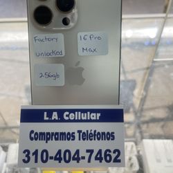 iPhone 16 Pro Max 256gb Gold Unlocked 