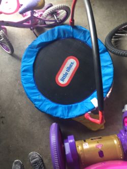 Trampoline with Handle