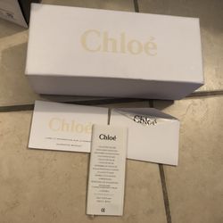 CHLOE Sunglasses Glasses Empty Box with CASE