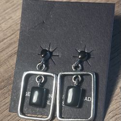 Black Onyx Earrings 