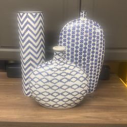 3 Really nice vases Heavy