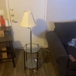 End Table With Light Attached