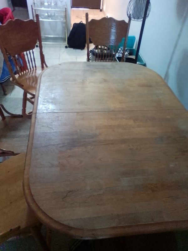 Wood Table/ Chairs